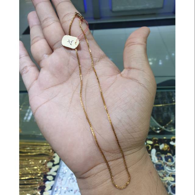 Kalung emas asli buat anak anak model italy