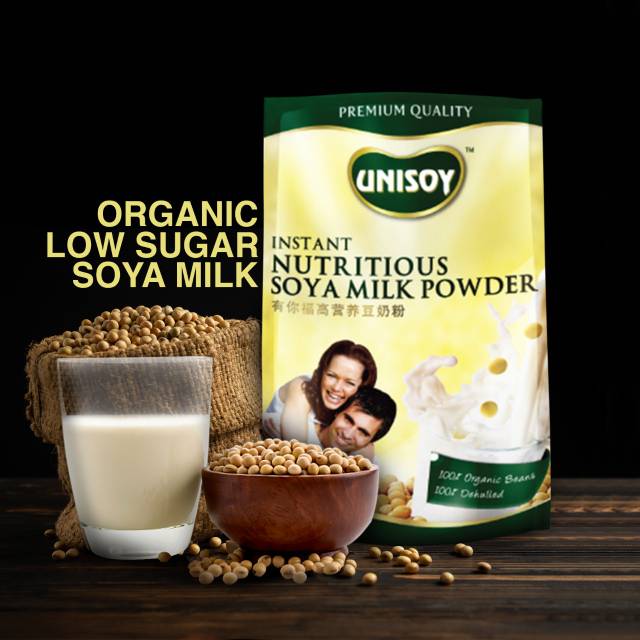 

Susu Kedelai Organic//Unisoy Soya Milk Powder 30 g x 8 sashet
