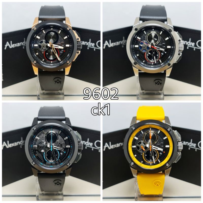 Jam tangan pria Alexandre Christie COLLECTION AC9602MC 9602 ORIGINAL SPORT BERGARANSI RESMI