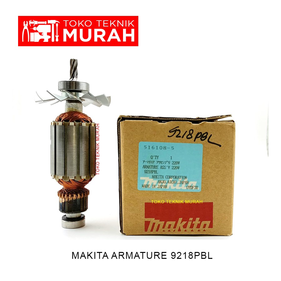 Makita Armature 9218PBL - Angker 9218 PBL Asli Original