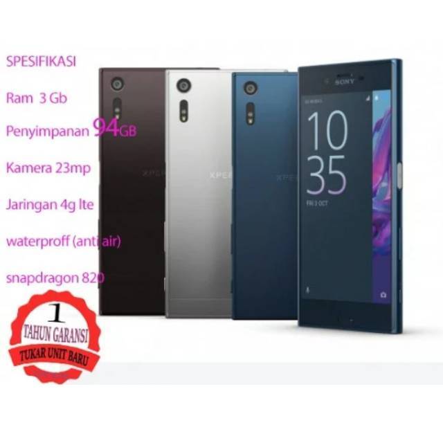 HARGA PROMO SONY XZ GLOBAL SEGEL BOX GARANSI 1 TAHUN