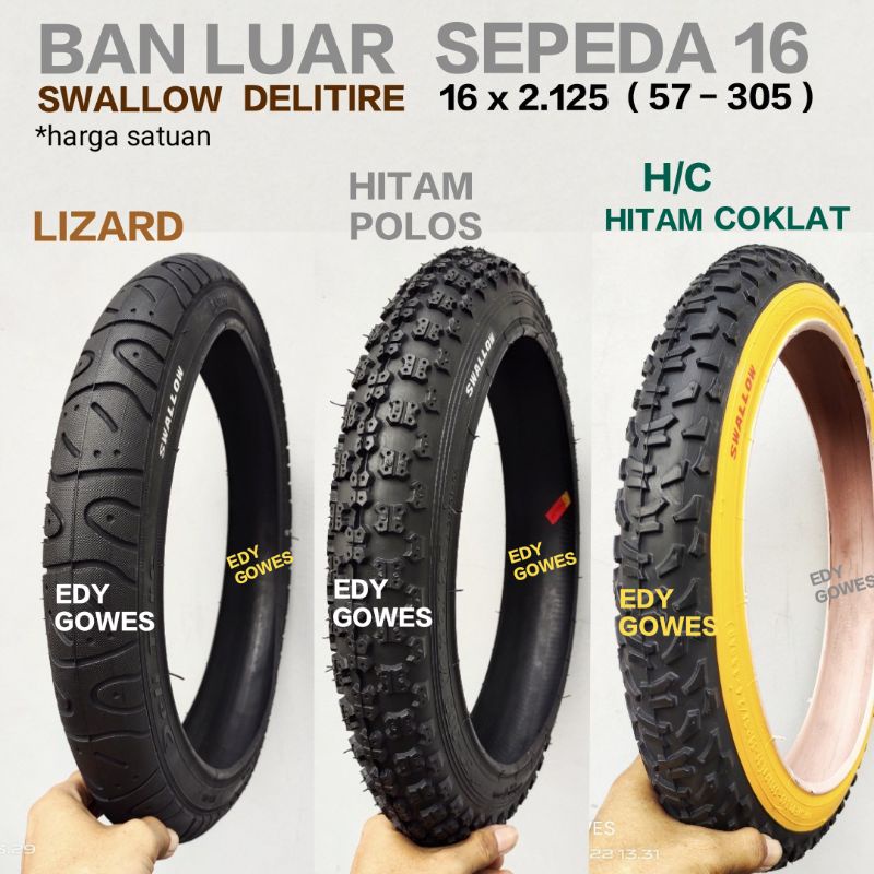 ban luar swallow 16x2.125 ban luar swallow deli tire 16 x 2.125 ban luar sepeda 16