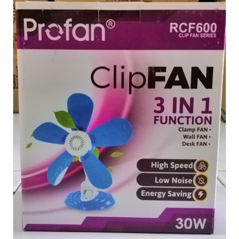 PROFAN KIPAS JEPIT/MINI CLIP FAN 30 WATT