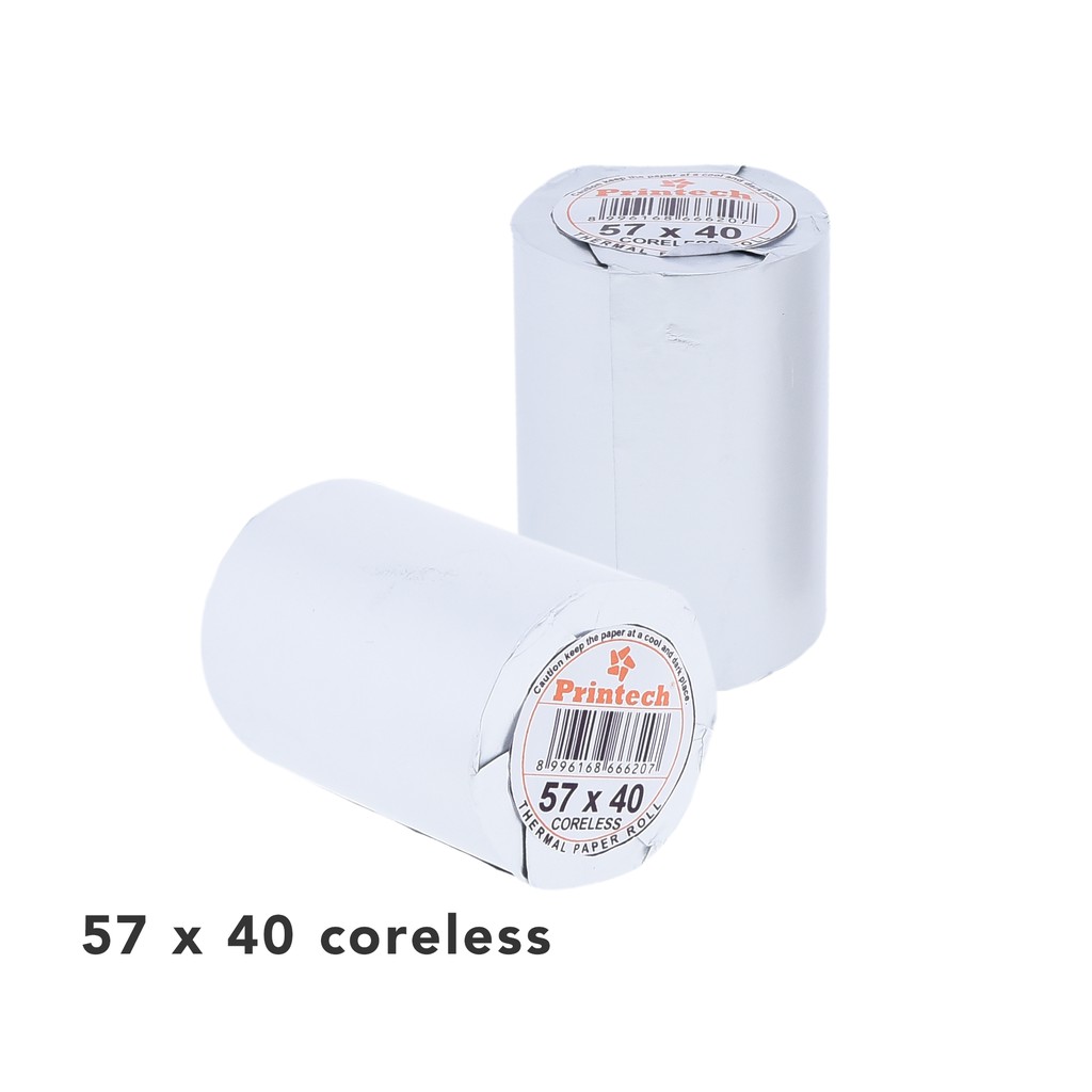 

PRINTECH Kertas Thermal Kasir 57x40 Coreless 1 Roll - 03006-1