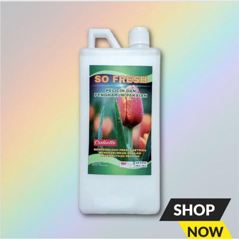 SO FRESH PELICIN SETRIKA DAN PEWANGI PAKAIAN AROMA CALISTA 1 LITER