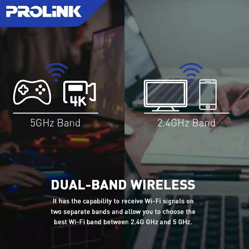 PROLiNK DH-5102U AC650 Wireless Adapter Dual Band