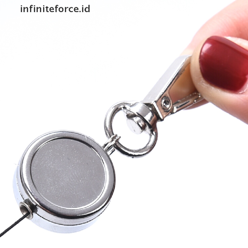 (Infiniteforce.Id) Gantungan Kunci Carabiner Retractable