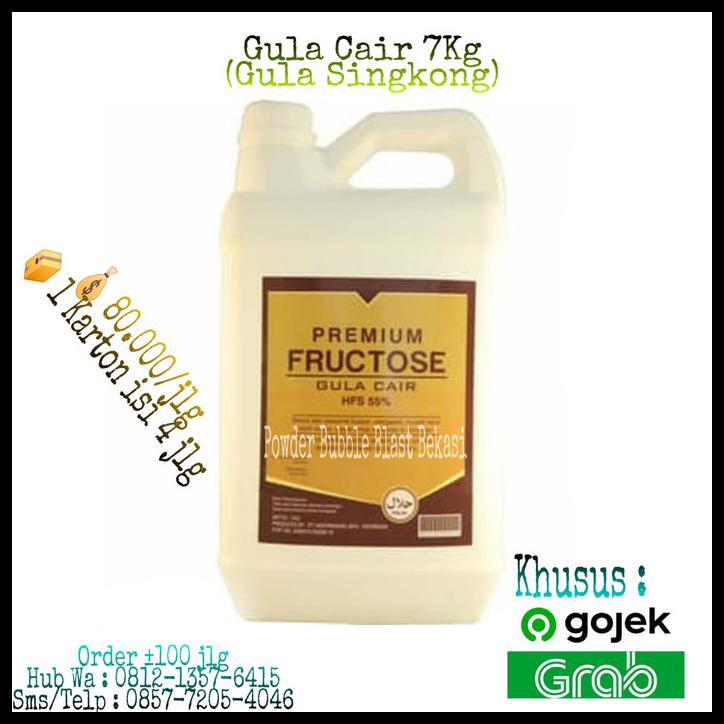 

TERBARUU!! Premium Fructose (Gula Cair) -7kg (Khusus Grab/Gojek) PROMO