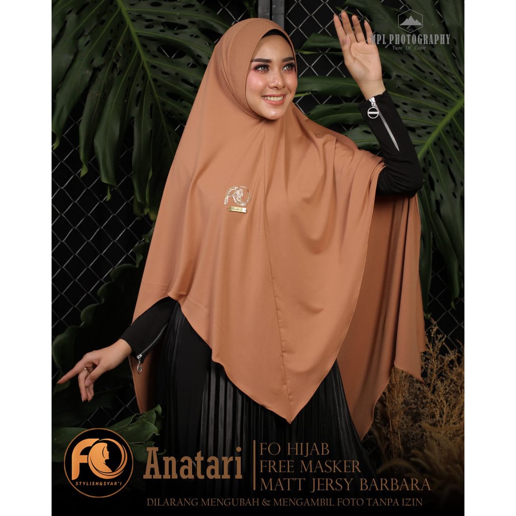 JILBAB BERGO JERSEY JUMBO ORI FO HIJAB PREMIUM KHIMAR