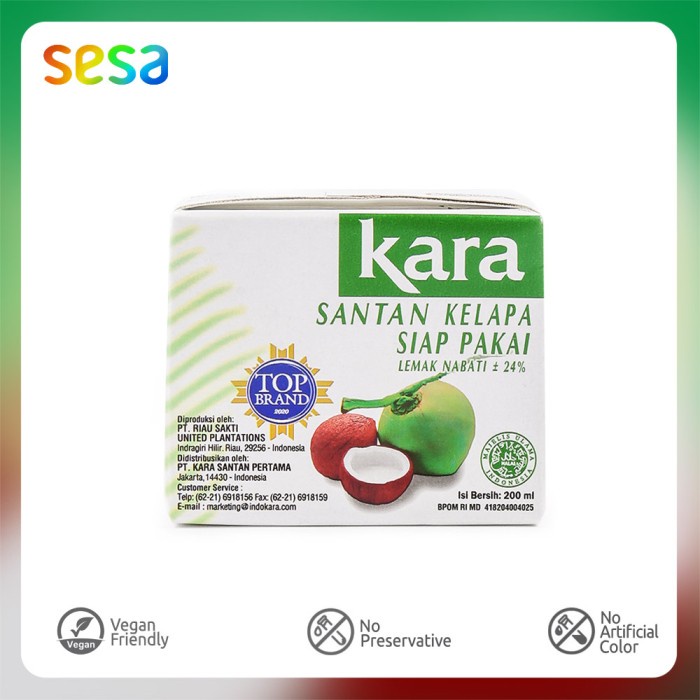 

Kara Krim Santan Kelapa 200 ml