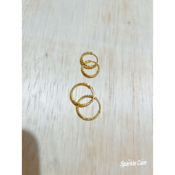 anting xuping lapis emas