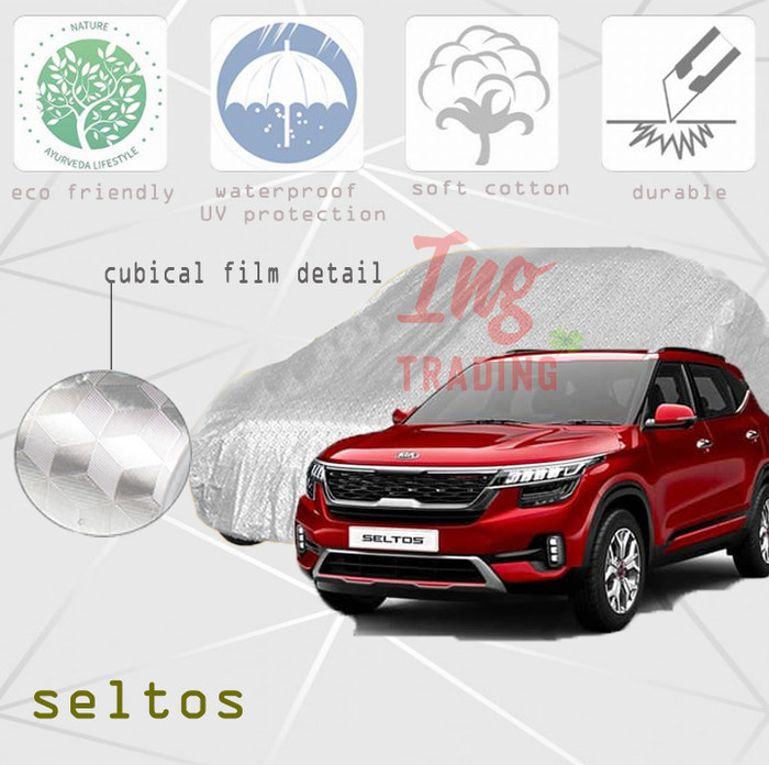 Cover Sarung Mobil SELTOS Waterproof 3 Layer Protection
