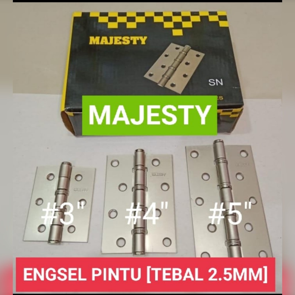 Distributor Engsel Pintu Tebal Majesty  3" Perpcs VRdLjalhGmDYZl