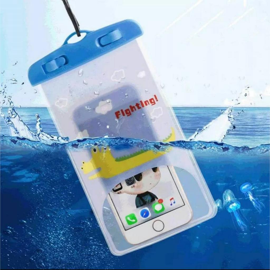 Waterproof Karakter Sarung HP Anti Air/Pouch HP Smartphone Waterproof Case Karakter