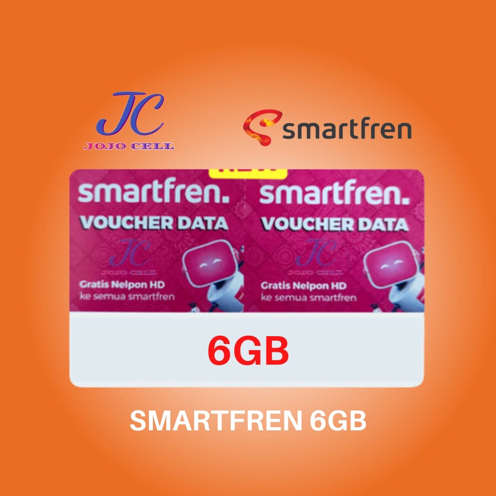 VOCHER VOUCHER KUOTA SMARTFREN NON STOP 6GB