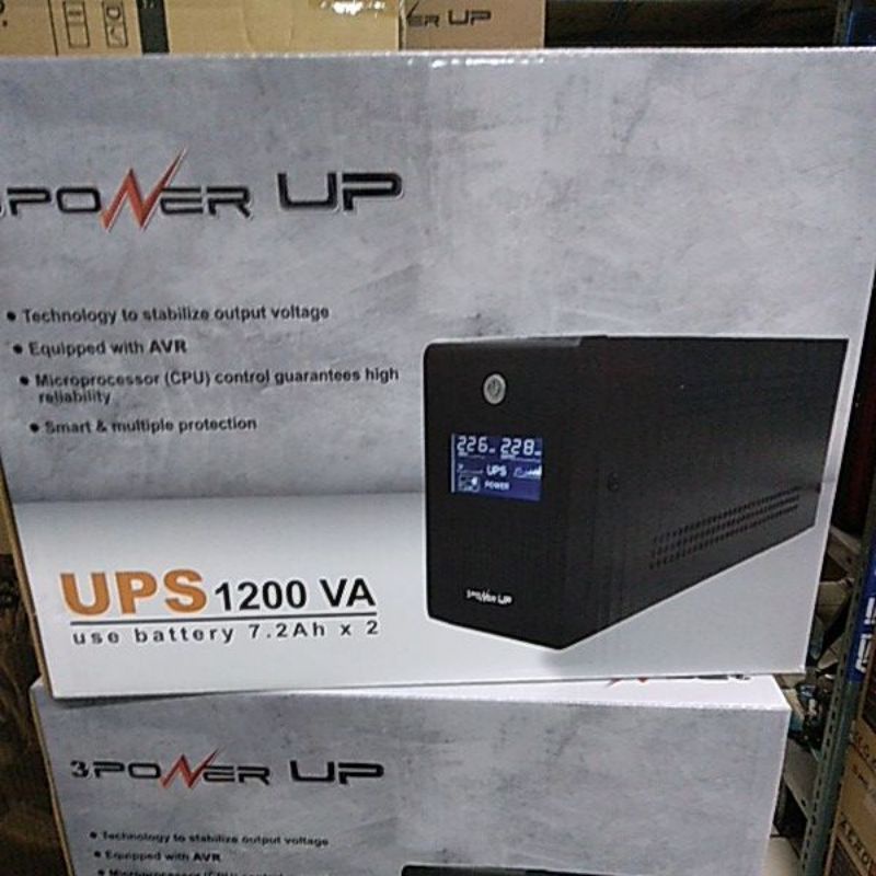 ups power up 1200 va ups 1200va + stabilizer