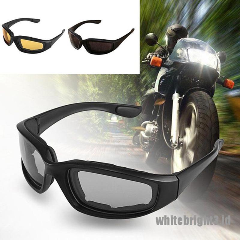 Kacamata Lensa Polarized Anti Silau Warna Putih Untuk Berkendara Malam Hari