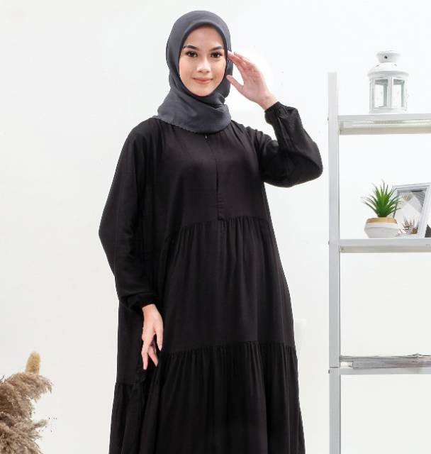 DRESS MUSLIM, baju wanita, baju gamis, dress, gamis, Baju gamis, fashion wanita, Flamming Dress