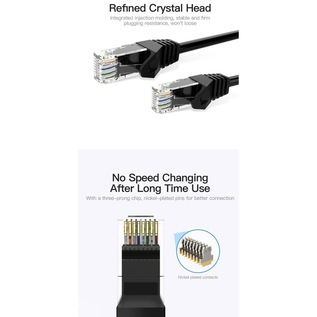 Vention IBC 1M Kabel Lan RJ45 Cat6 Cat.6 Gigabit UTP (ROUND)