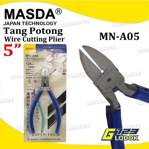 MASDA Tang Potong Lancip Kombinasi Pliers 5 6 Inch Japan Original