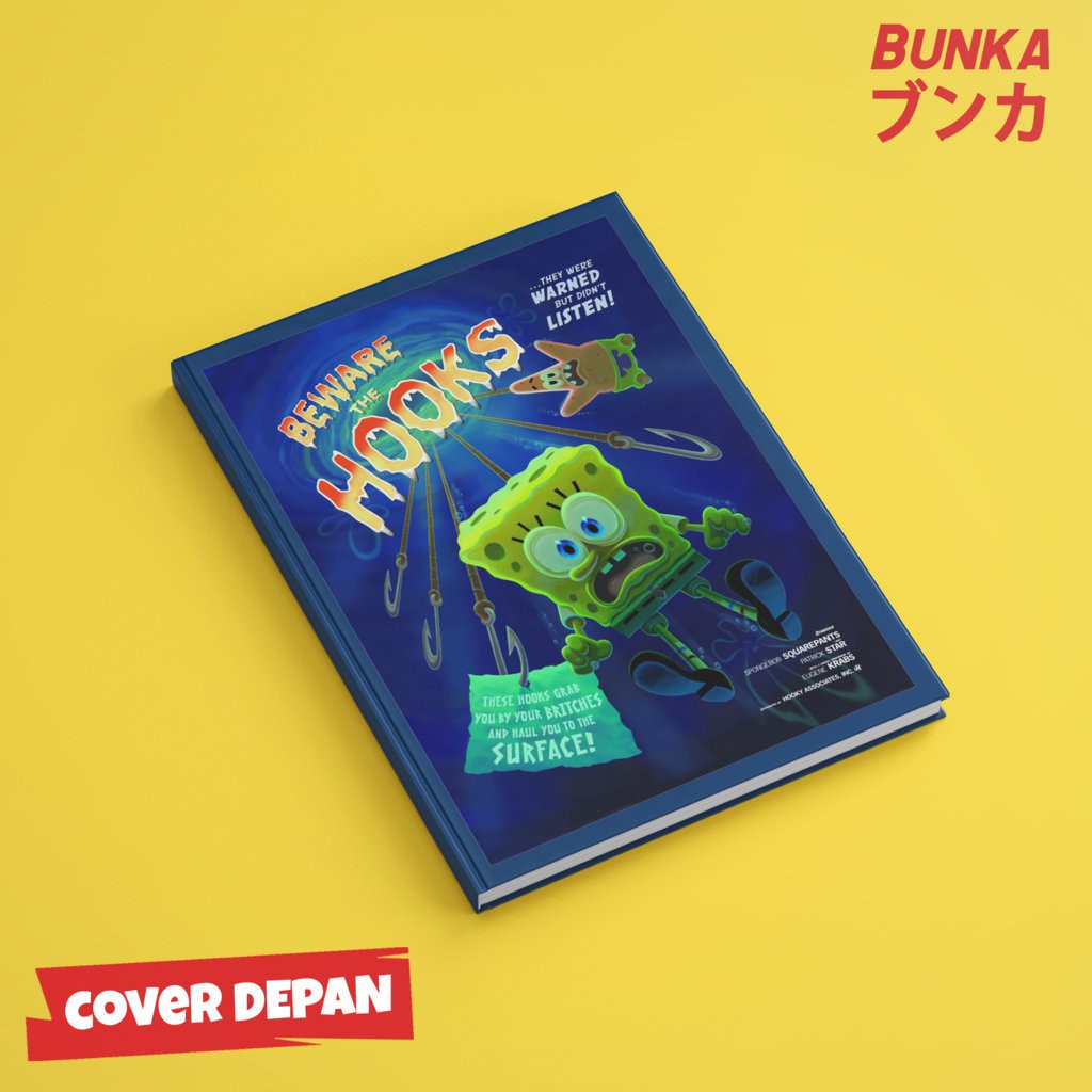 

Notebook Spongebob Horror Series C Hardcover A5 Buku Tulis Catatan Note Agenda Planner Jurnal