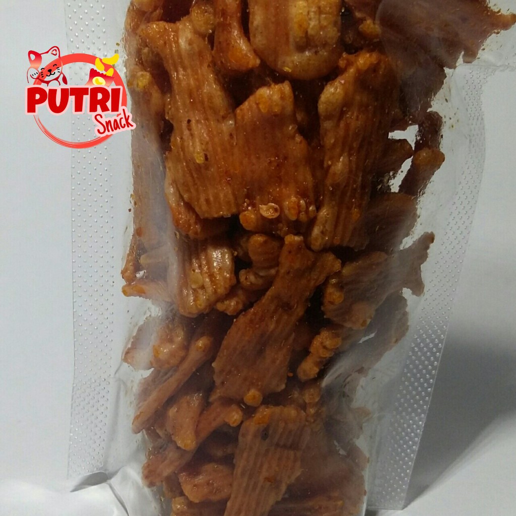 Keripik Ikan Enak Seblak Kering 50gr+ Daun Jeruk