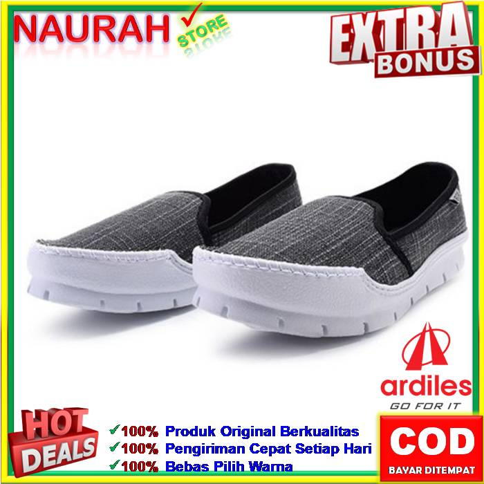 SEPATU SLIP ON WANITA ARDILES LESTRANGE 100% ORIGINAL NEOX SLIP ON LIMITED EDITION KUALITAS IMPORT ANTI SLIP