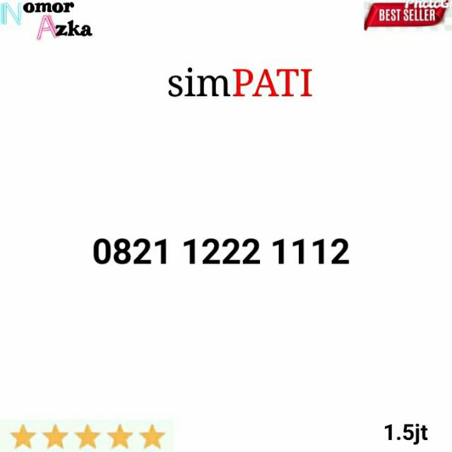 Nomor cantik simpati 0821 1222 1112 seri double aaa 222 111 wi8