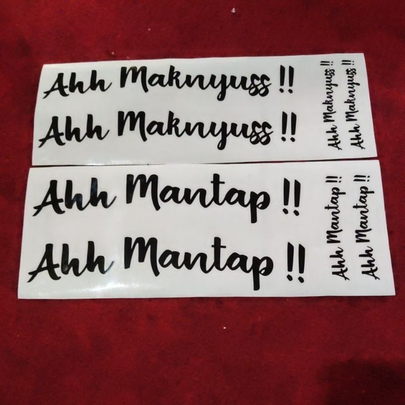 1Set STICKER CUTTING BODY AHH MANTAP!! DAN AHH MAKNYUSS!!