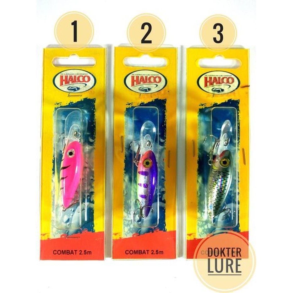 Unik LURE HALCO COMBAT 6gr 5cm Australia Umpan Mancing Casting Minnow las Berkualitas