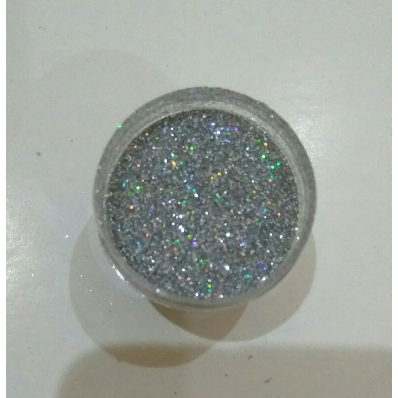 Bubuk Gliter Hologram untuk Nail Arts atau Henna 5gr/gliter powder/glitter holo/glitter pelangi