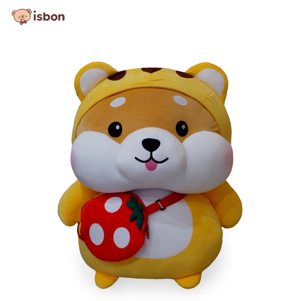 Boneka Anjing Shiba Jumbo With Hoodie Lucu Ekpresi Wajah Lucu Cocok Untuk Hadiah By Istana Boneka