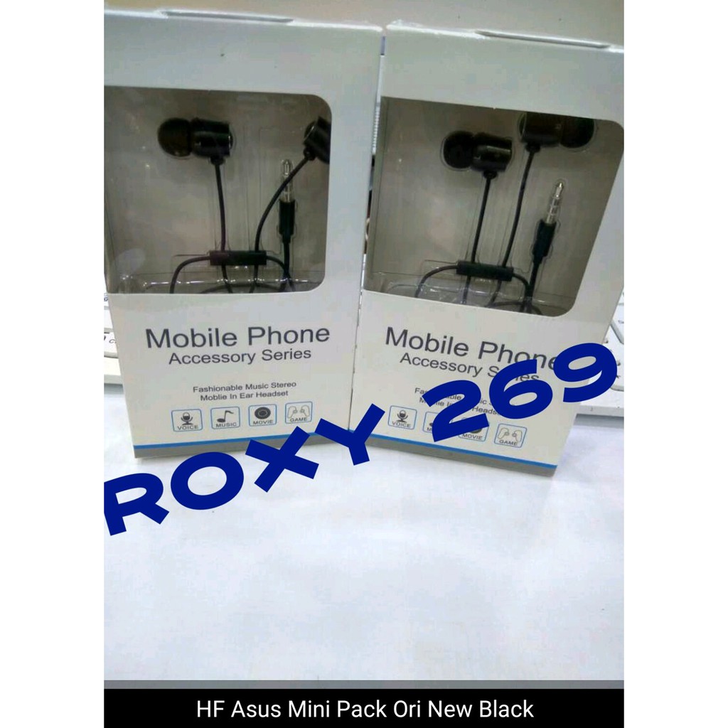 HF Headset Handfree Hp Asus Zenfone ORI ORIGINAL - Earphone Hetset Handset Henset Hedset Hp Handphon