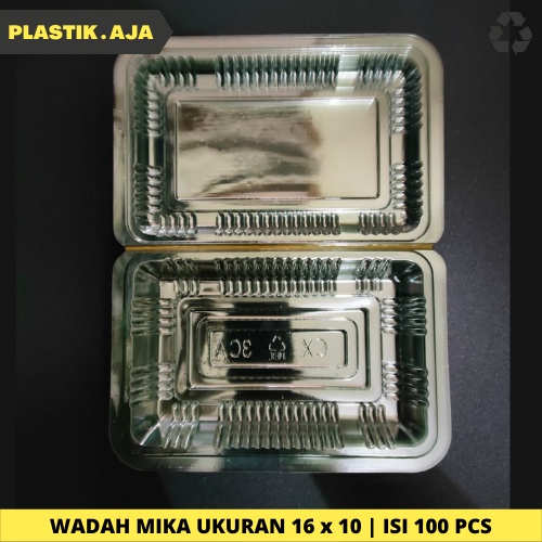 WADAH PLASTIK MIKA CX 3 CA UKURAN 16 x 10 | ISI 100 PCS