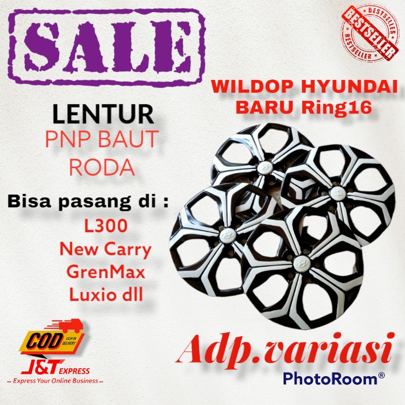 (COD) Wildop R16 Hyundai Baru