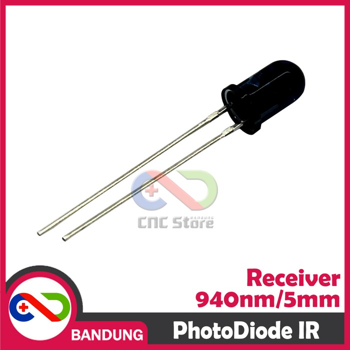 IR INFRARED PHOTODIODE RECEIVER PENERIMA 940NM 5MM