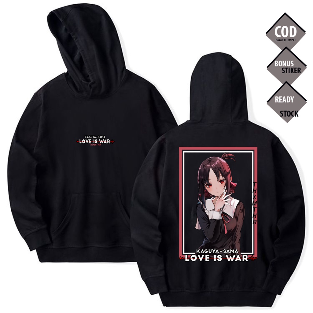 HOODIE KAGUYA SHINOMIYA KAGUYA SAMA WA KOKURASETAI LOVE IS WAR AUNTIE WAIFU ANIME MANGA CHIKA FUJIWA