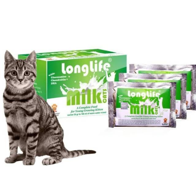 Susu Kucing LongLife Sachet 20gr Growing Cat Kitten Long Life