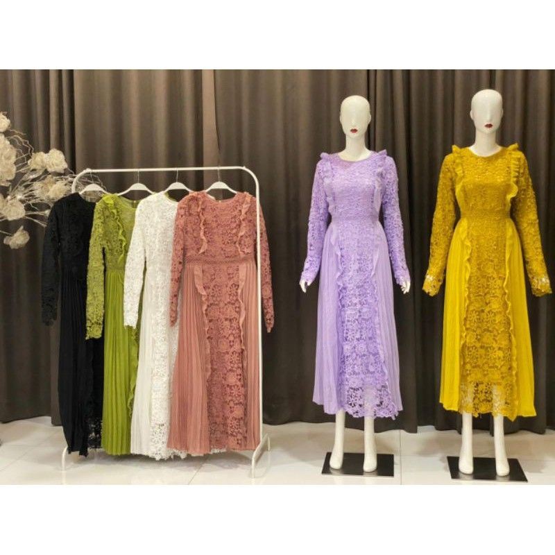 Dress Brukat ORI By VIVORIE