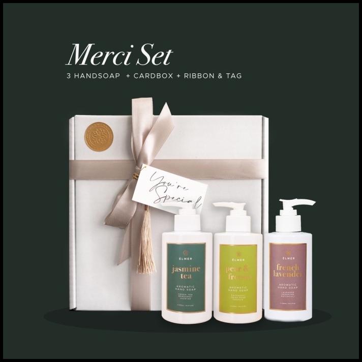 

Merci Gift Set - 3 Elmer Hand Soap Hampers Hadiah