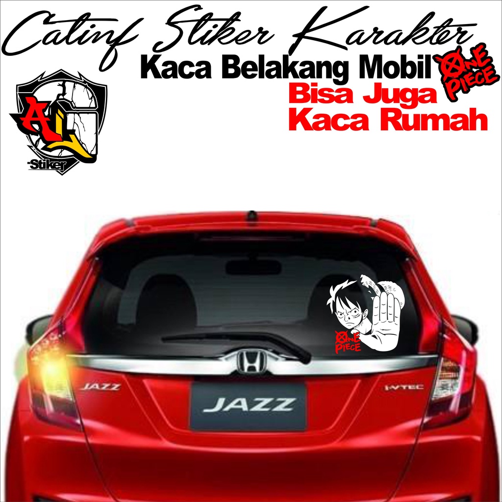 STIKER ONE PIECE/SC.051/STIKER KACA MOBIL/STIKER KARAKTER/STIKER KACA/CATING STIKER KACA/STIKER MENY