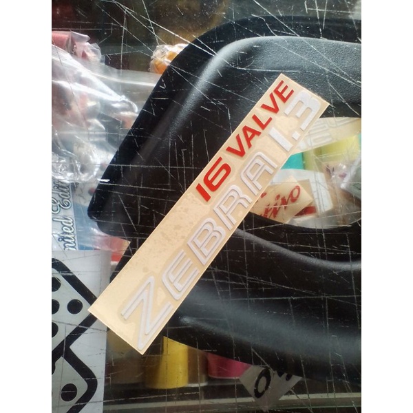 

cutting stiker zebra uk16,5cm