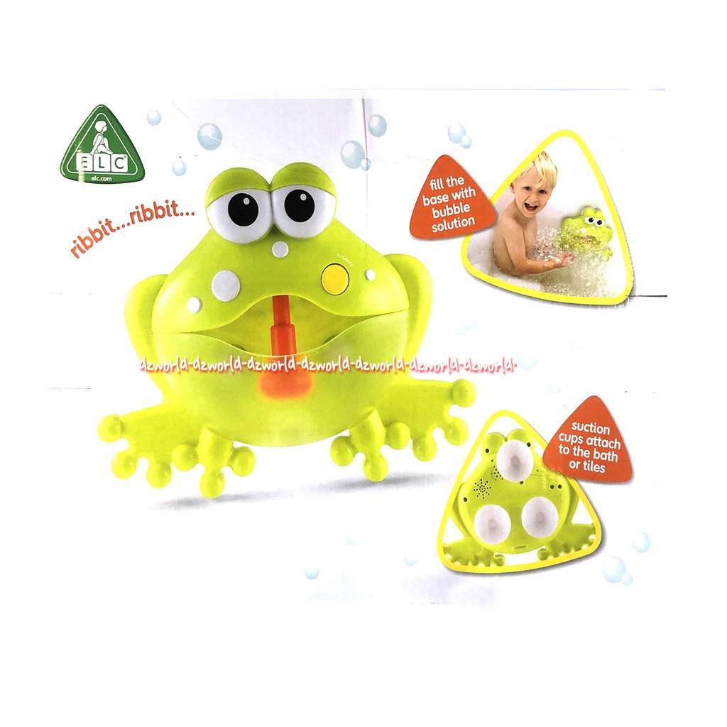 ELC Musical Froggie Bubble Blower Mainan Kodok Gelembung Mainan