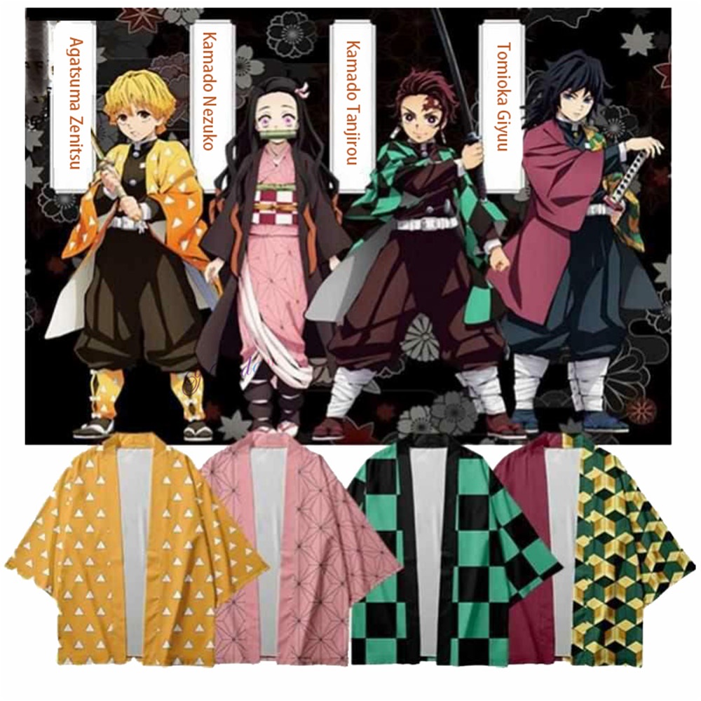 PreOrder Men Women Summer Casual Cool Streetwear Demon Slayer Kimetsu no Yaiba 3D Printing Japanese 