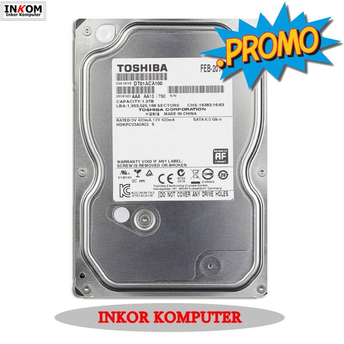 HDD Internal PC CCTV 3,5 1TB SAMSUNG