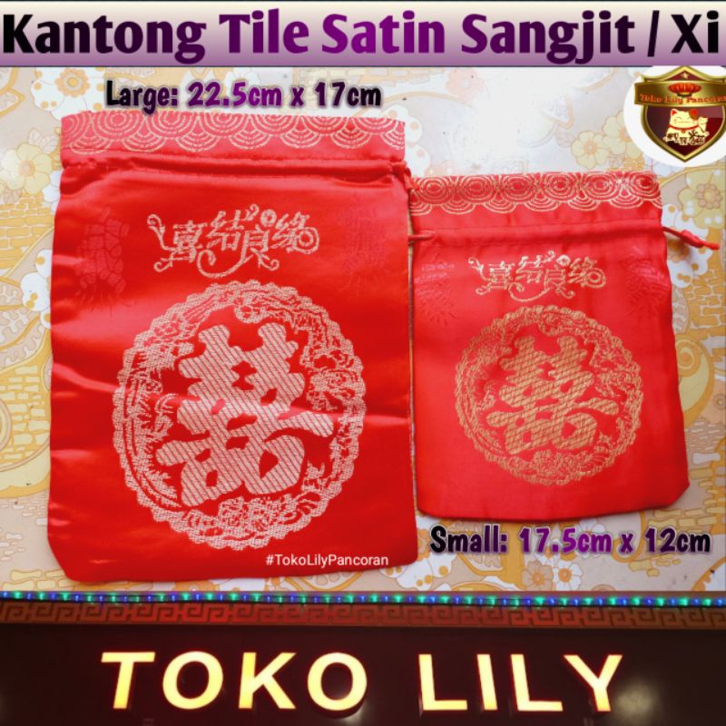 Kantong Tile Shuang Xi Premium / Kantong Wedding Sangjit Premium / Wedding Goodie Bag