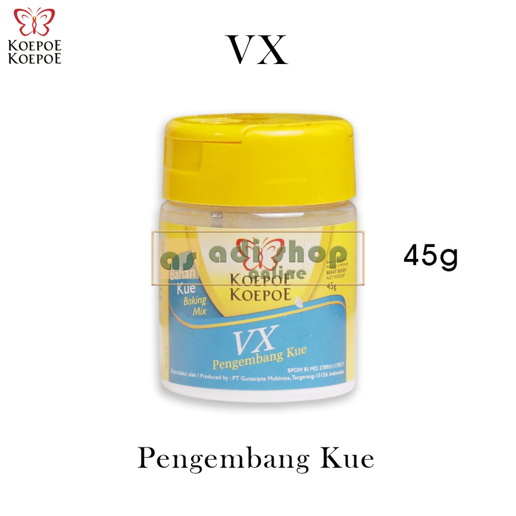 

KOEPOE KOEPOE VX PENGEMBANG KUE 45g