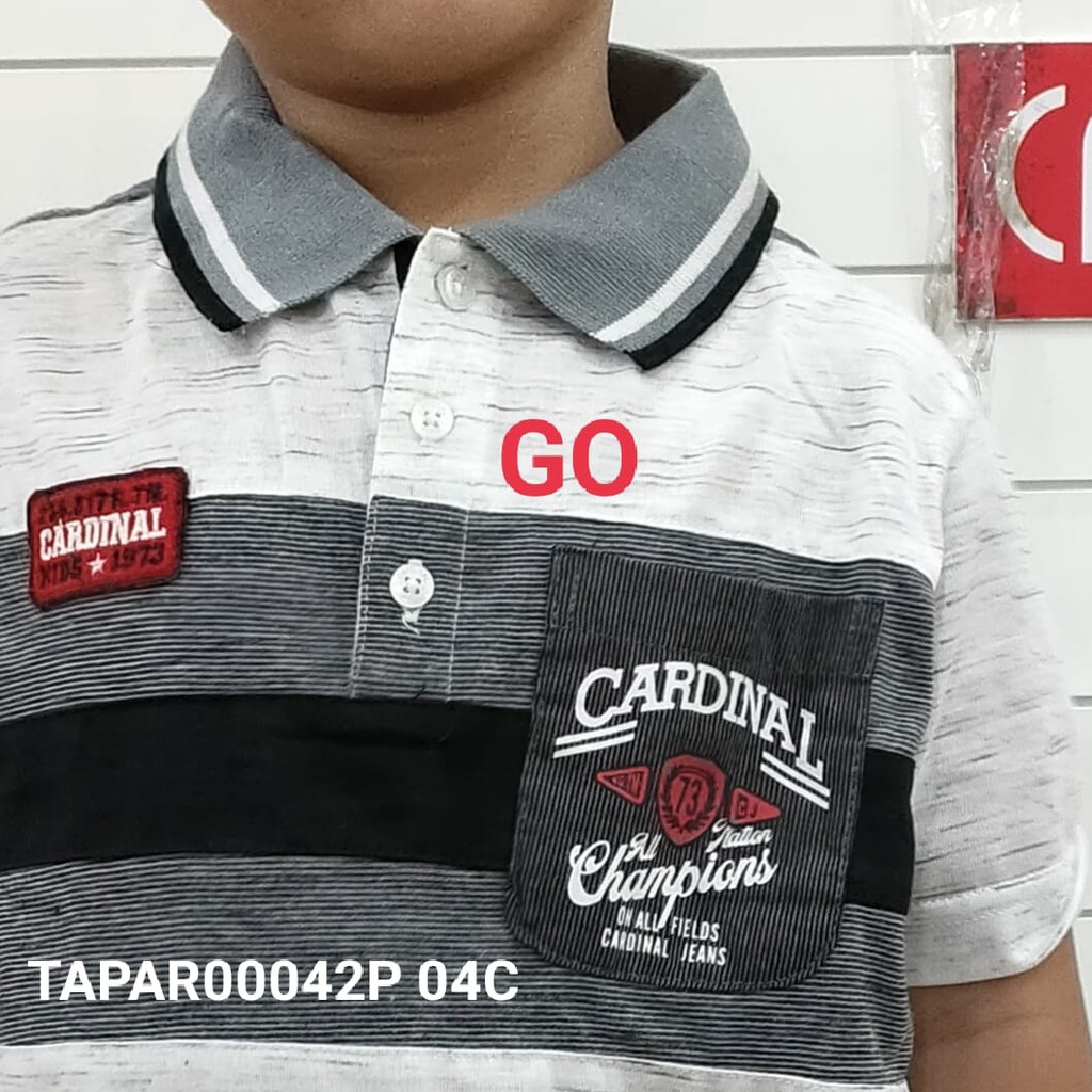 gos KPA CARDINAL KIDS POLO SHIRT Kaos Polo Anak Laki Laki Baju Cardinal Kerah Lengan Pendek Anak