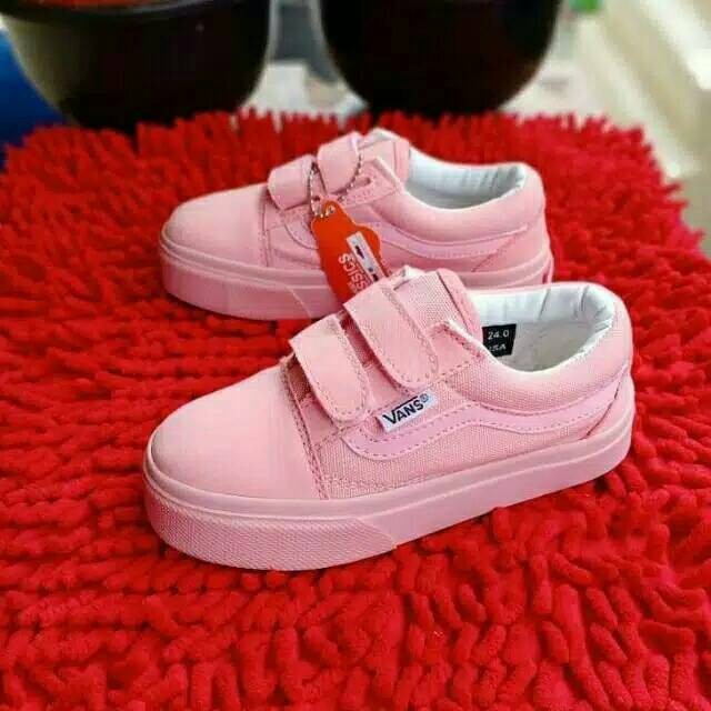 SEPATU ANAK PEREMPUAN | SEPATU VANS PING PEREKAT OLD SKOOL ANAK PEREMPUAN | SEPATU ANAK PREMIUM IMPORT QUALITY