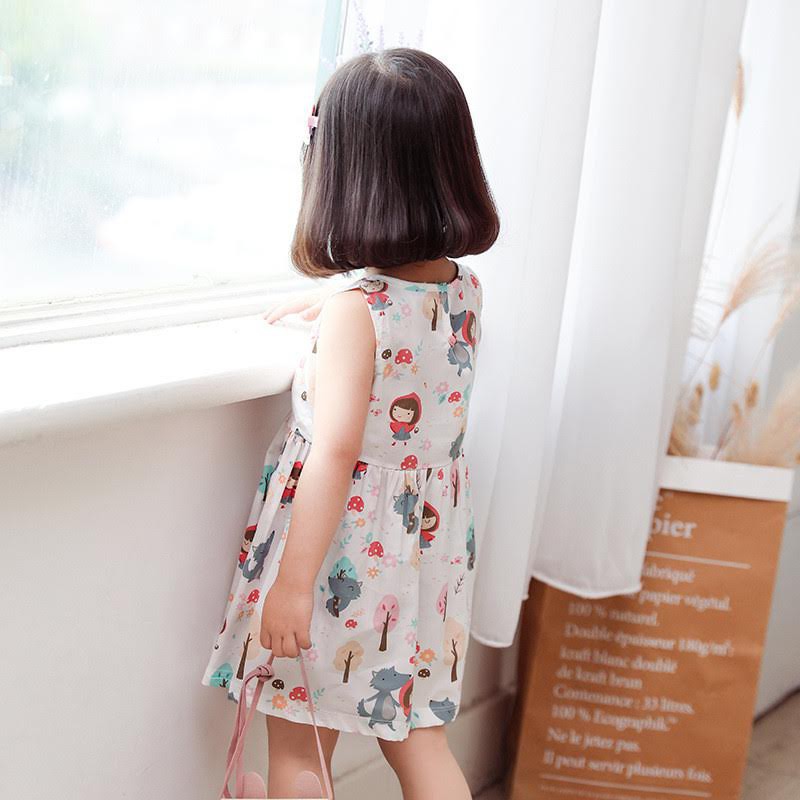 Dress Katun [ Red Hood ] Anak Perempuan [ Usia 2 -5 Tahun ] HM789